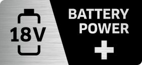 Battery Power+ 18 V / 3,0 Ah — Ausstattung