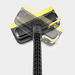 Bürstenkopf um 360° drehbar