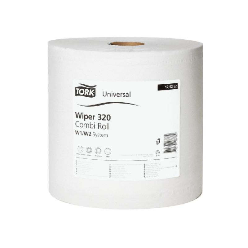 Tork Standard Papierwischtücher  37X34CM Weiß 1 ROLLE
