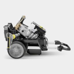 Langsam laufender 4-poliger Motor mit Wasser- und Luftkühlung, robuste Pumpe mit Edelstahlkolben und Messing-Zylinderkopf
