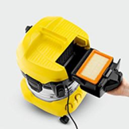 Patentierte Filterentnahme-Technik