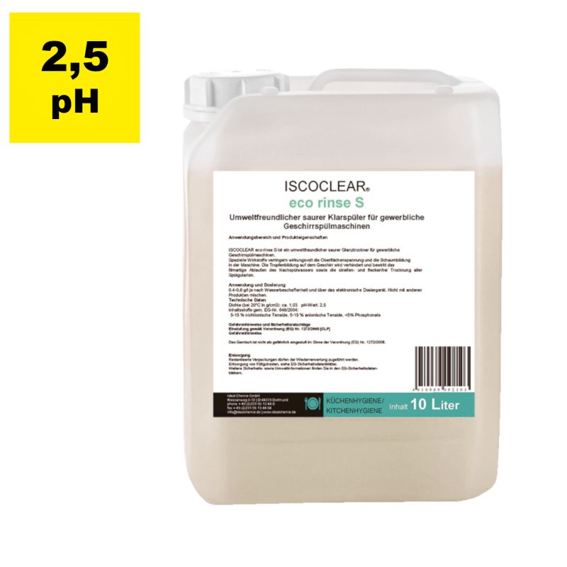 ISCOCLEAR eco rinse S, 10 l