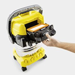 Patentierte Filterentnahme-Technik