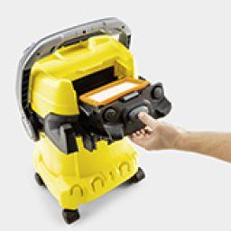Patentierte Filterentnahme-Technik