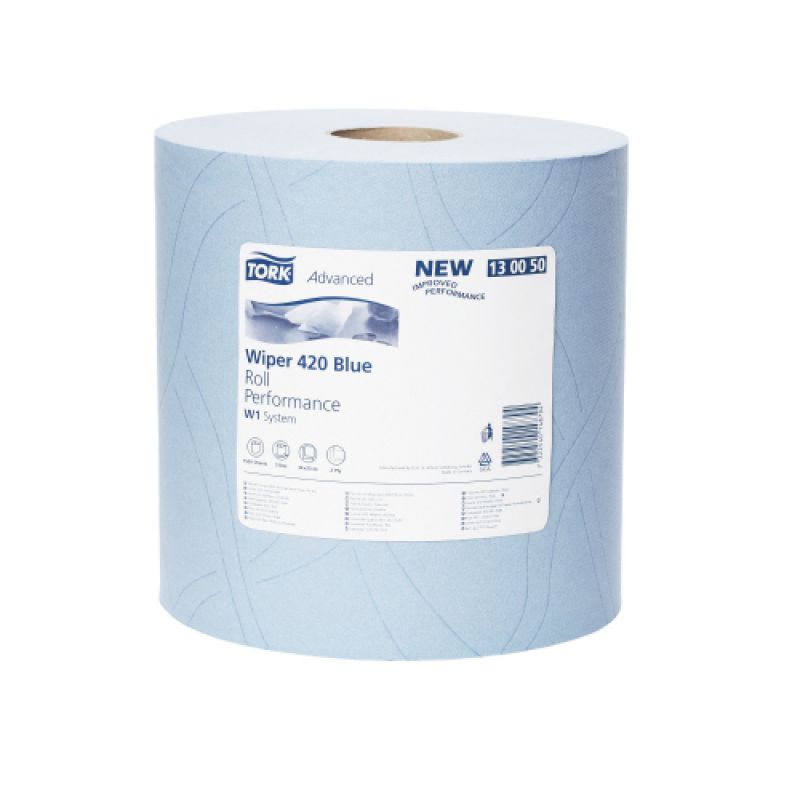 Tork Mehrzweck Papierwischtücher 37X34 CM Blau 1 ROLLE