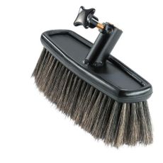 Aufsteckbare Waschbürste mit Naturhaarborsten