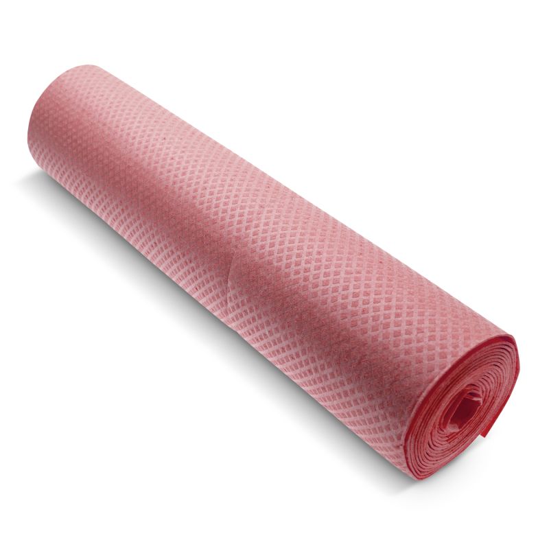 Schwammtuchrolle rot 5m Rolle