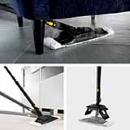 Bodenreinigungsset „Comfort Plus“ mit flexiblem Gelenk an der Düse und innovativer Tuchwechseltechnologie