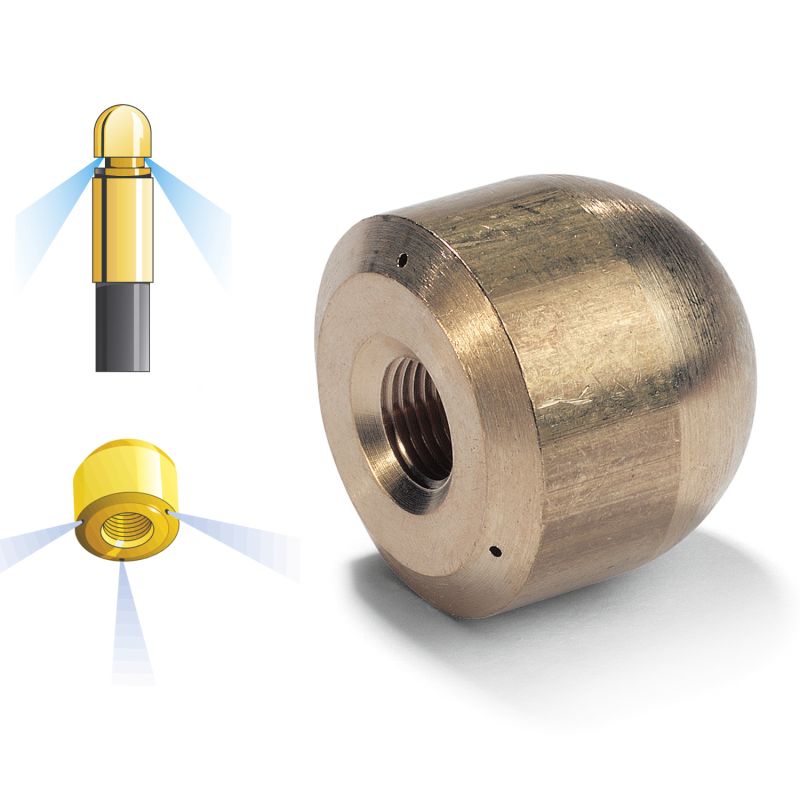 Rohrreinigungsdüse (70) Ø 30 mm - 3 x 30°nach hinten