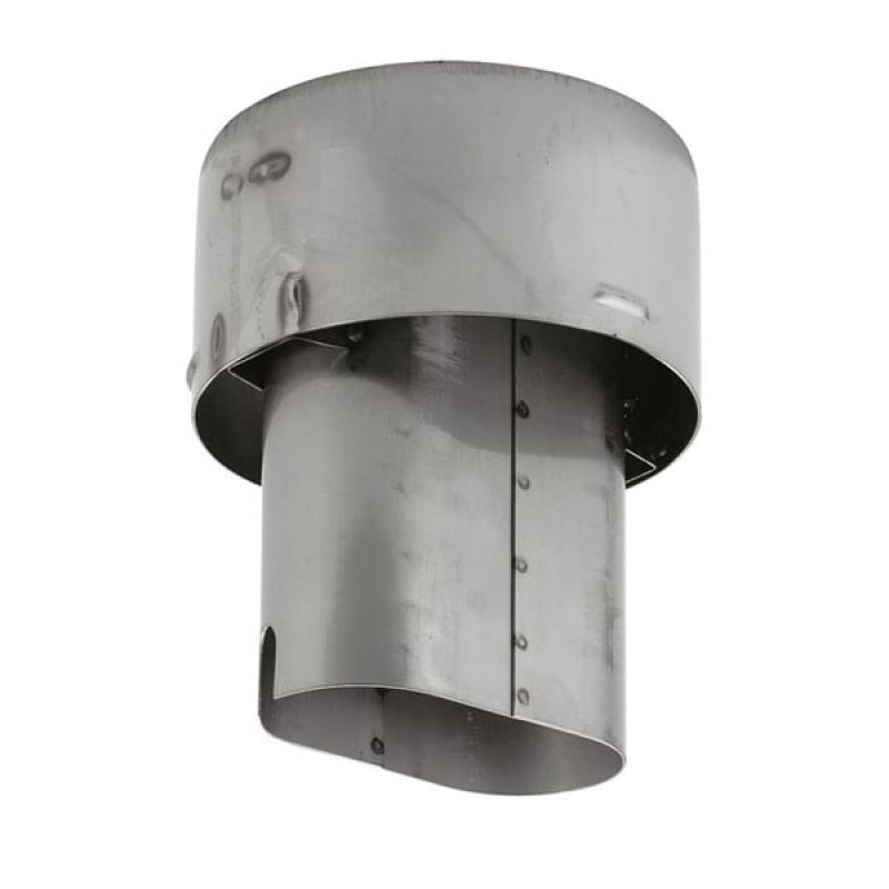 Abgasstutzen DN 200 mm / 76 x 157 oval