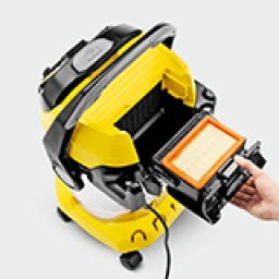 Patentierte Filterentnahme-Technik