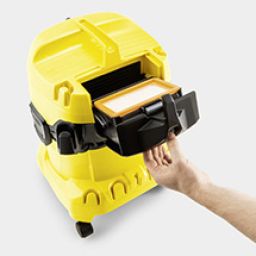 Patentierte Filterentnahme-Technik