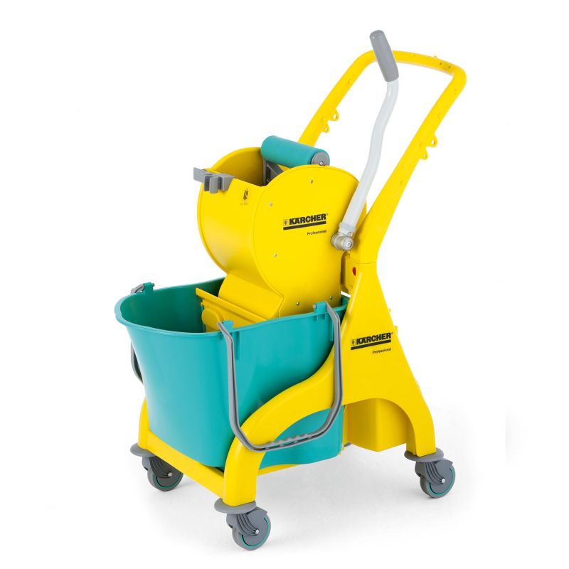 Eimerwagen mit Mopppresse (28 l)