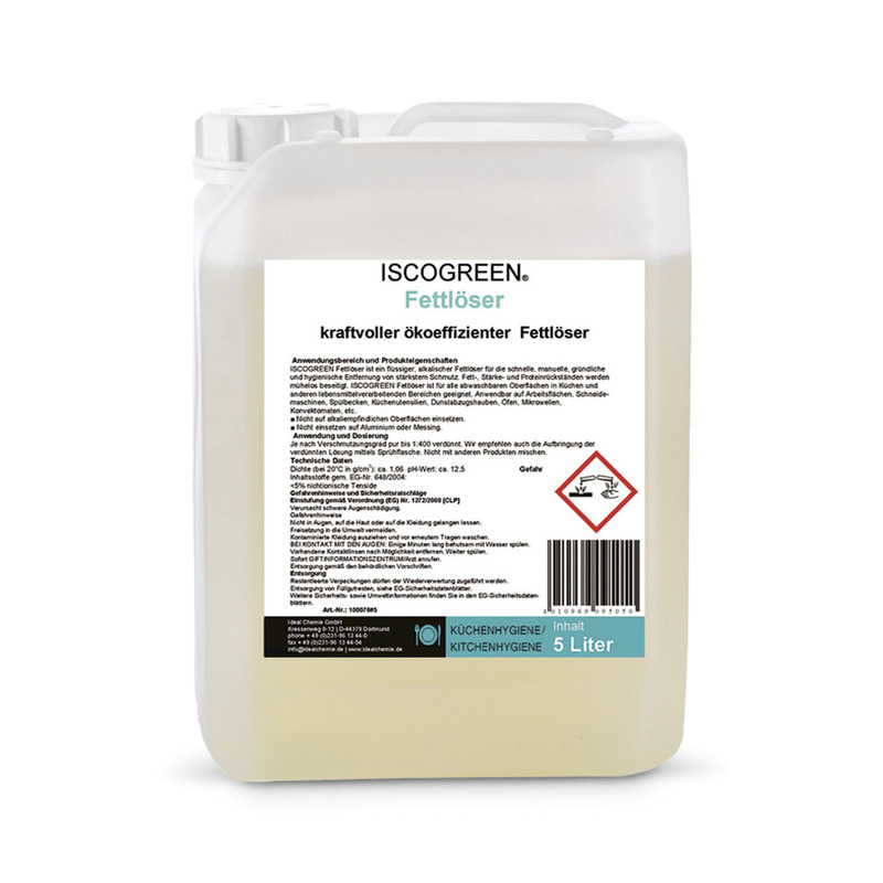 ISCOGREEN Fettlöser und Intensivreiniger, 5 l