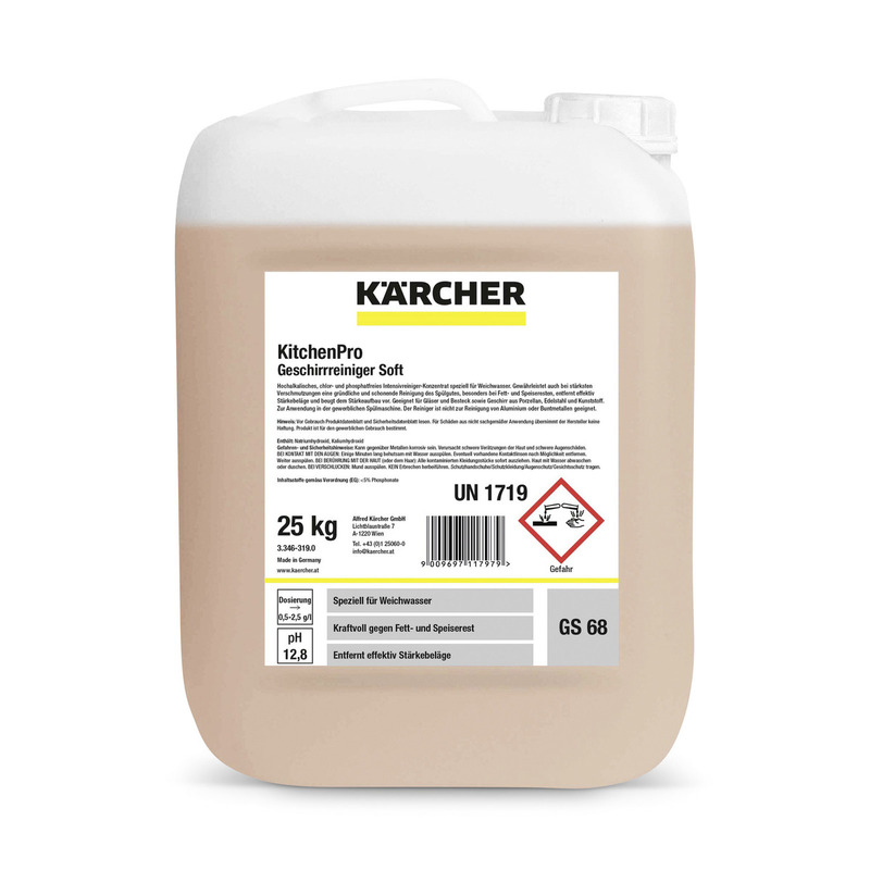 KitchenPro Geschirrreiniger Soft GS 68, 25 kg