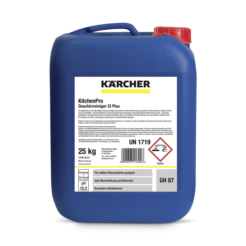 KitchenPro Geschirrreiniger CI Plus GH 87, 25 kg
