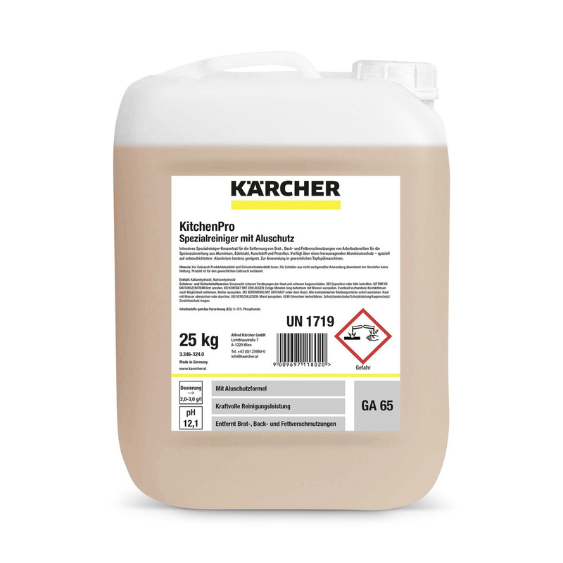 KitchenPro Spezialreiniger mit Aluschutz GA 65, 25 kg