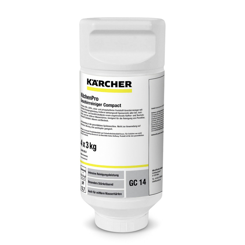 KitchenPro Geschirrreiniger Compact GC 14, 4 x 3 kg