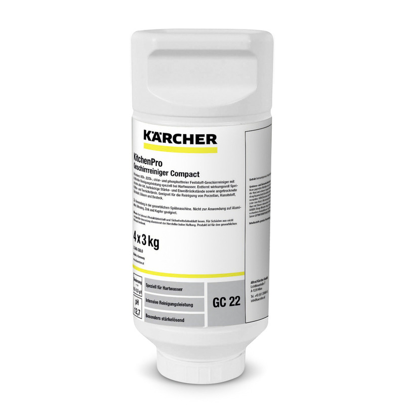 KitchenPro Geschirrreiniger Compact GC 22, 4 x 3 kg