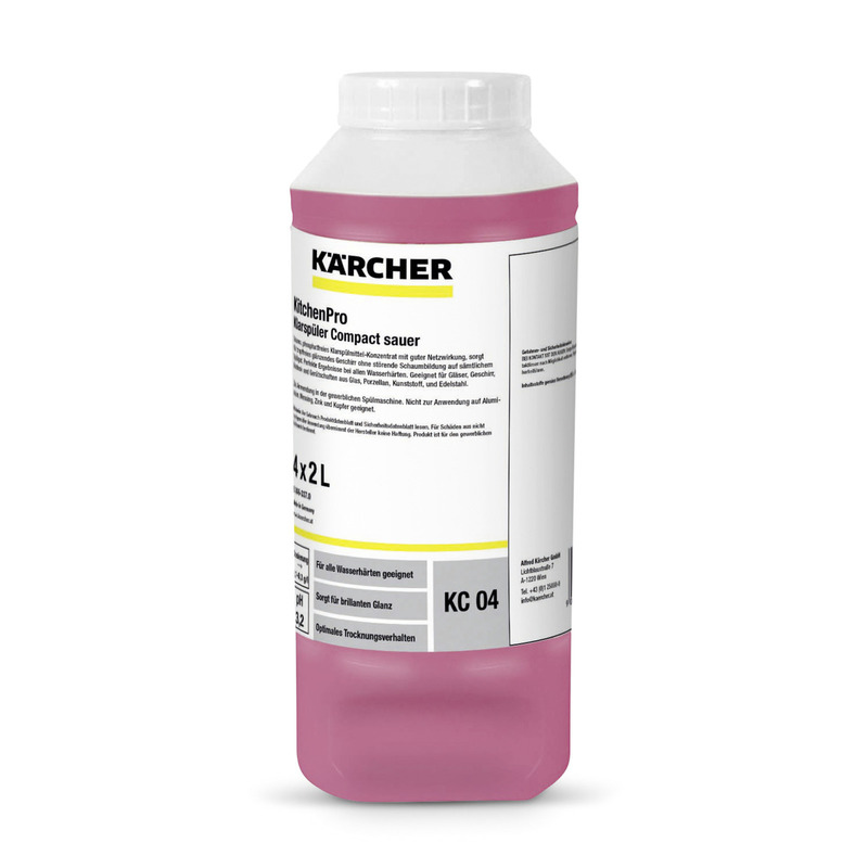KitchenPro Klarspüler Compact sauer KC 04, 4 x 2 l